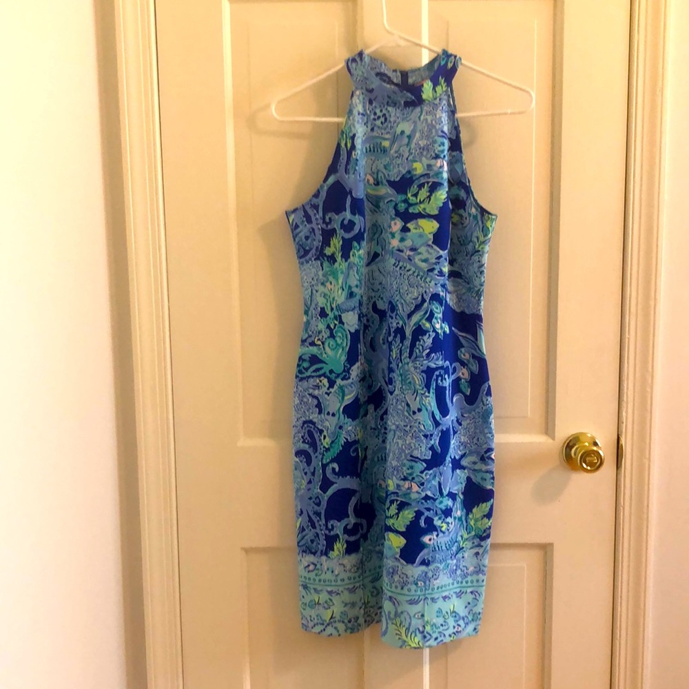 Lilly Pulitzer scuba material dress